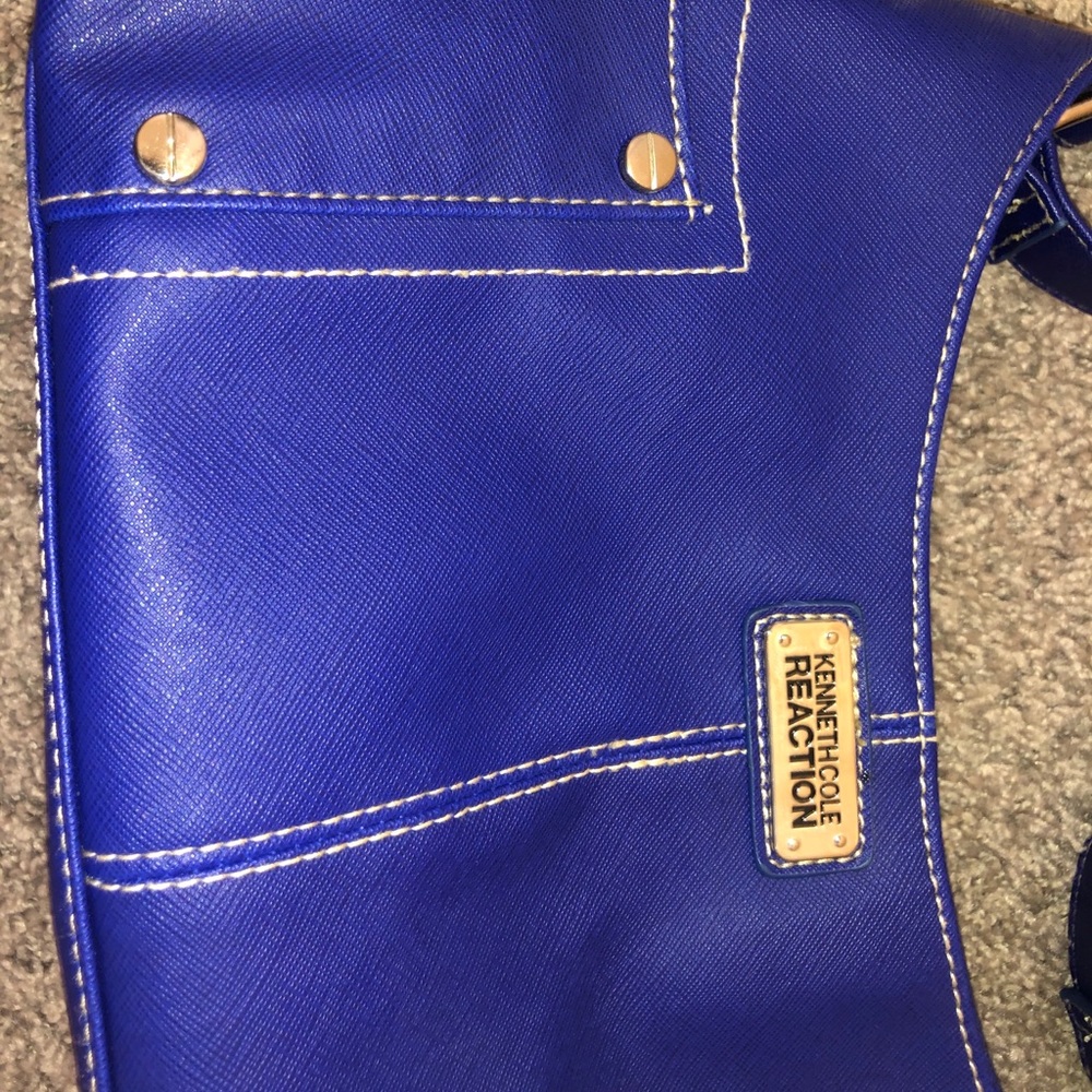 Kenneth Cole Blue Purse - Picture 4 of 5